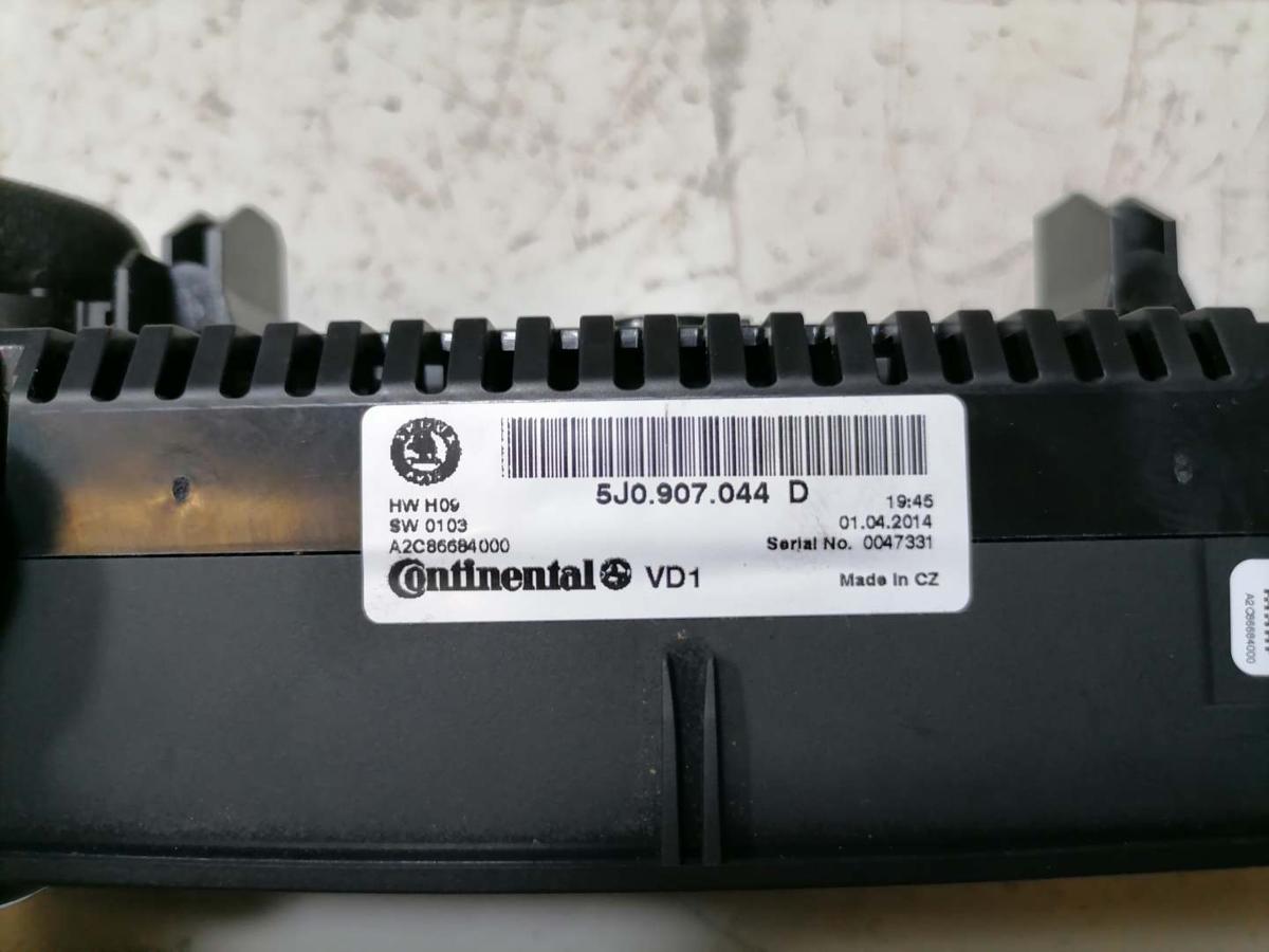 Skoda Fabia 2 5J Bj.2014 original Heizungsregulierung Klimabedienteil